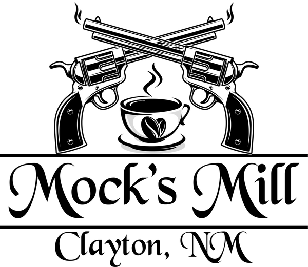 Mock’s Crossroads Coffee Mill logo