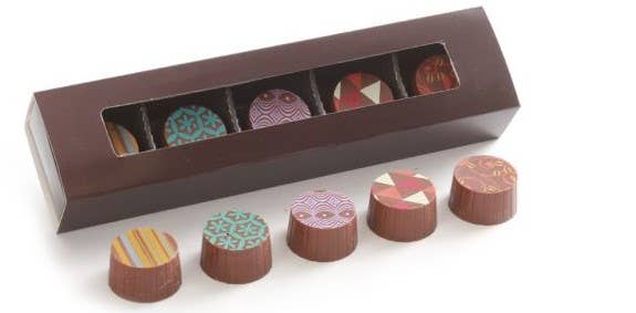 Chocolate Works - 5pc Assorted Chocolate Truffle Gift Box