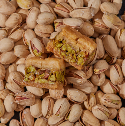 Dar Baklava, LLC - Pistachio Snacklava - Pistachio-based Dar Baklava: Premium Pistachio