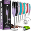 Zulay Kitchen - Zulay Powerful Milk Frother for Coffee (Batteries Included)